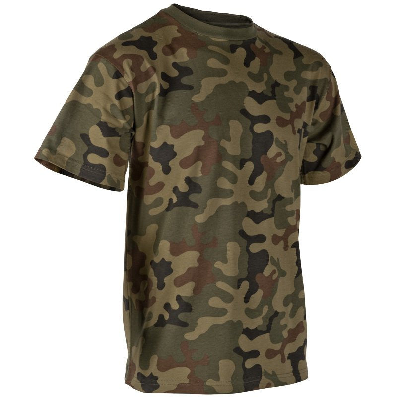 HELIKON-TEX COTTON T-SHIRT - PL WOODLAND