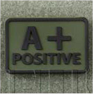 HELIKON-TEX PVC BLOOD PATCH - A POS - OLIVE GREEN - Hock Gift Shop | Army Online Store in Singapore