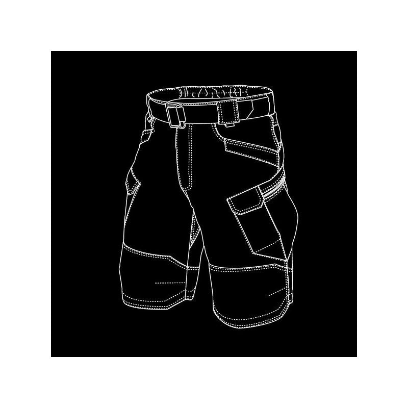HELIKON-TEX URBAN TACTICAL SHORTS - BLACK - Hock Gift Shop | Army Online Store in Singapore