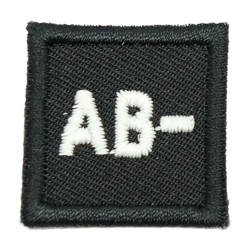 HGS BLOOD GROUP 1" PATCH, AB- (BLACK) - Hock Gift Shop | Army Online Store in Singapore