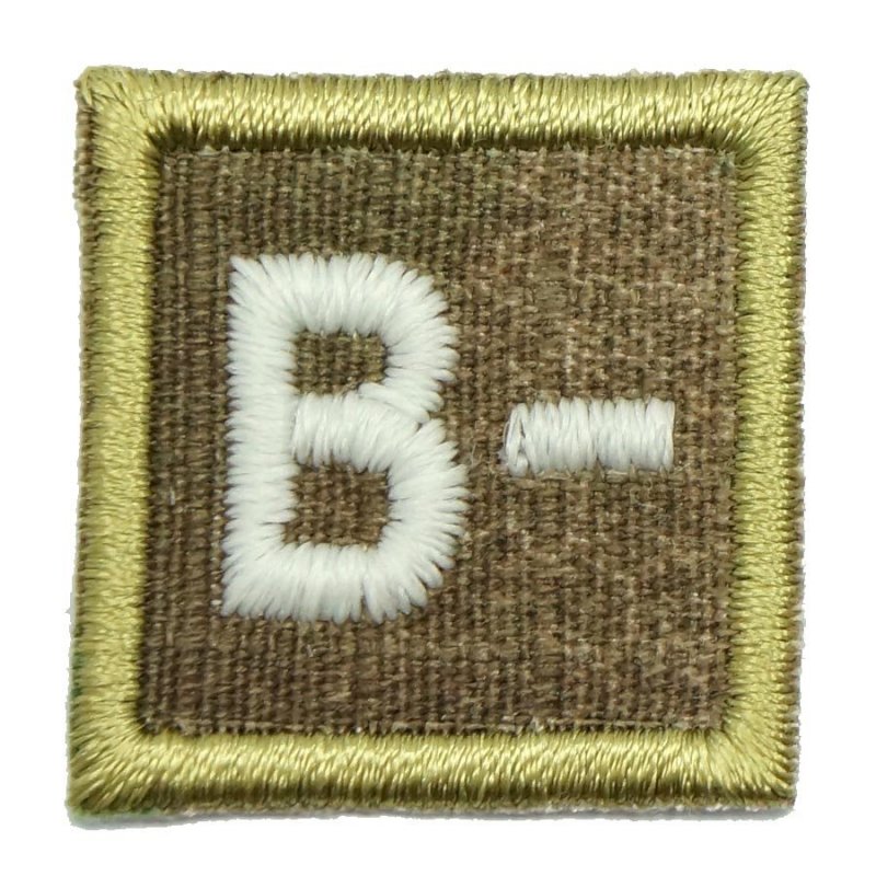 HGS BLOOD GROUP 1" PATCH, B- (MULTICAM) - Hock Gift Shop | Army Online Store in Singapore