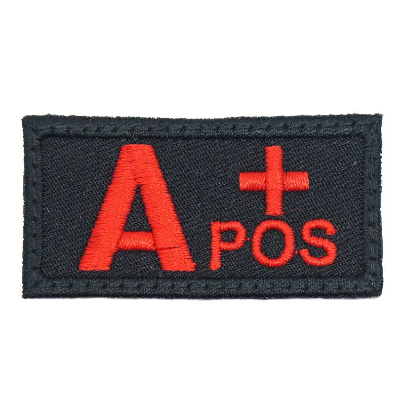HGS BLOOD GROUP PATCH - A POSITIVE (BLACK) - Hock Gift Shop | Army Online Store in Singapore