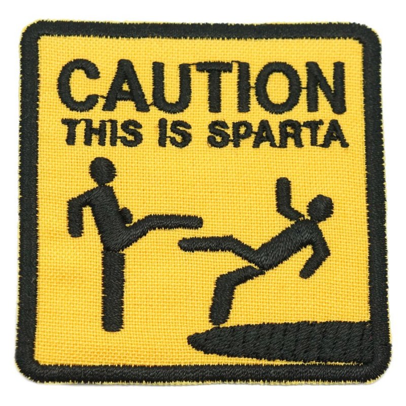 THIS IS SPARTA PATCH - YELLOW - Hock Gift Shop | Army Online Store in Singapore
