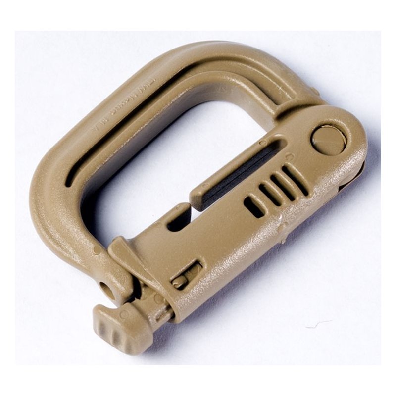 ITW GRIMLOC CARABINER - TAN - Hock Gift Shop | Army Online Store in Singapore