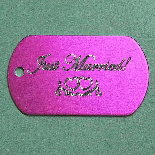 JUST MARRIED! DOG TAG - Hock Gift Shop | Army Online Store in Singapore