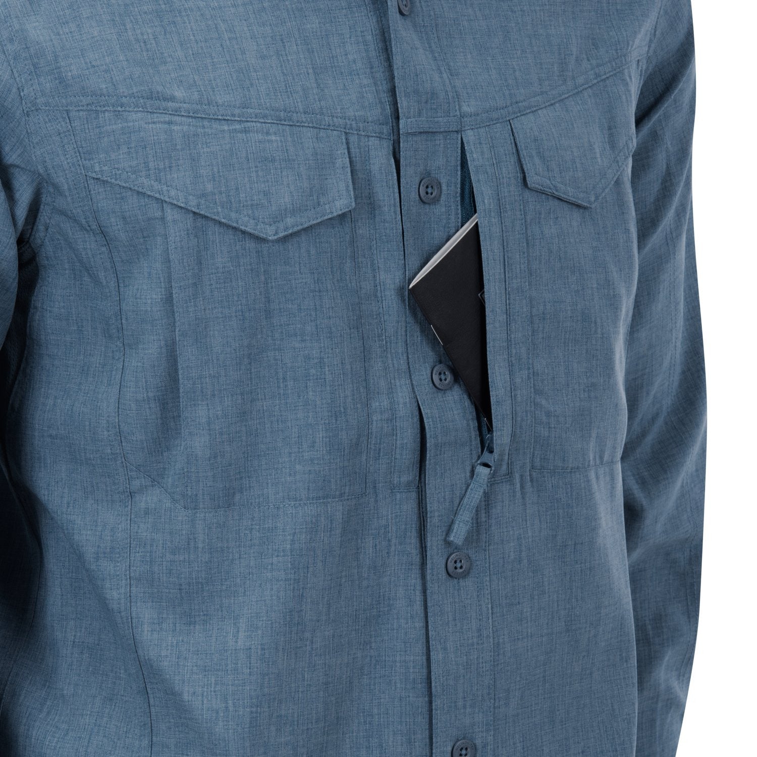 HELIKON-TEX DEFENDER MK2 GENTLEMAN SHIRT - MELANGE LIGHT BLUE