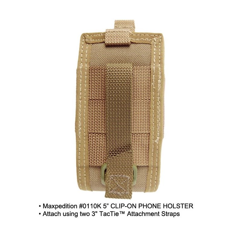 MAXPEDITION 5" CLIP ON PHONE HOLSTER - FOLIAGE GREEN - Hock Gift Shop | Army Online Store in Singapore