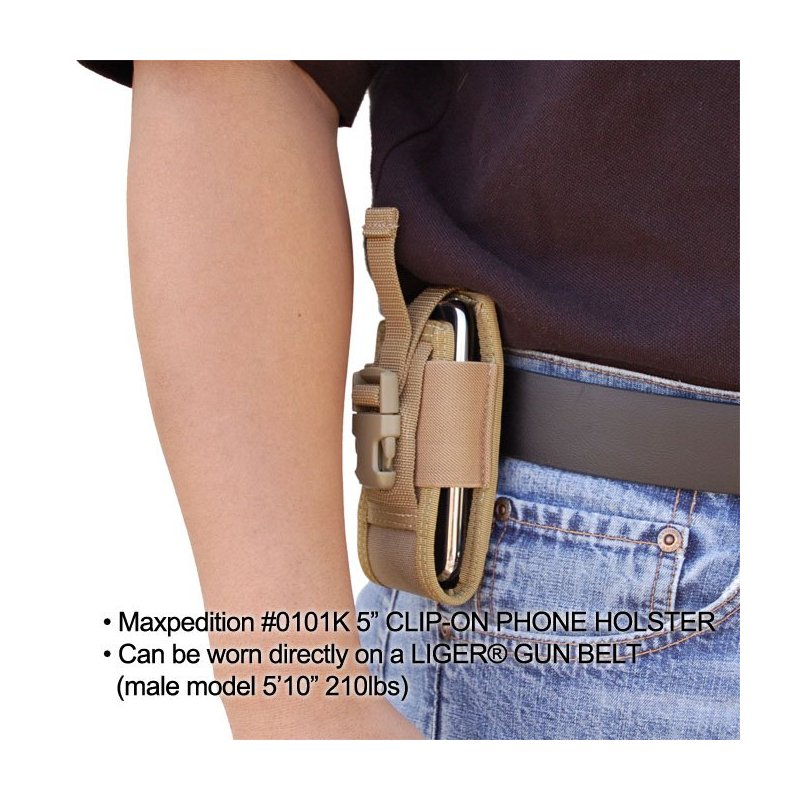 MAXPEDITION 5" CLIP ON PHONE HOLSTER - OD GREEN - Hock Gift Shop | Army Online Store in Singapore