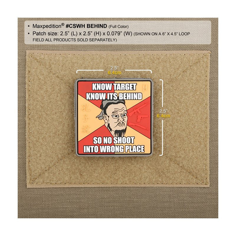 MAXPEDITION BEHIND PATCH - FULL COLOR - Hock Gift Shop | Army Online Store in Singapore