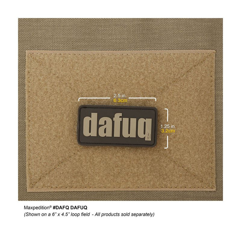 MAXPEDITION DAFUQ PATCH - ARID - Hock Gift Shop | Army Online Store in Singapore