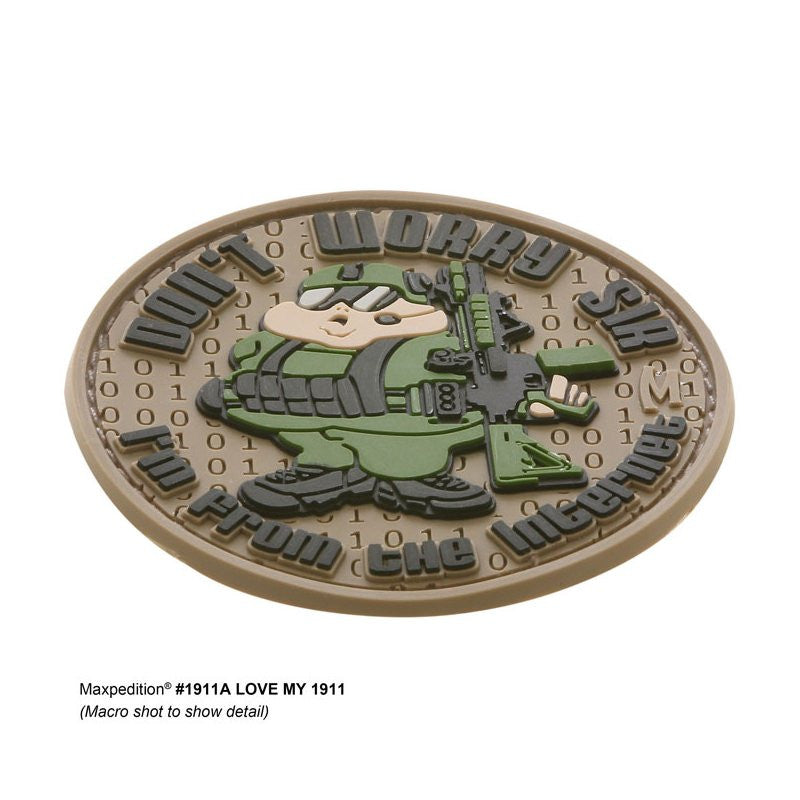 MAXPEDITION DON'T WORRY SIR PATCH - FULL COLOR - Hock Gift Shop | Army Online Store in Singapore