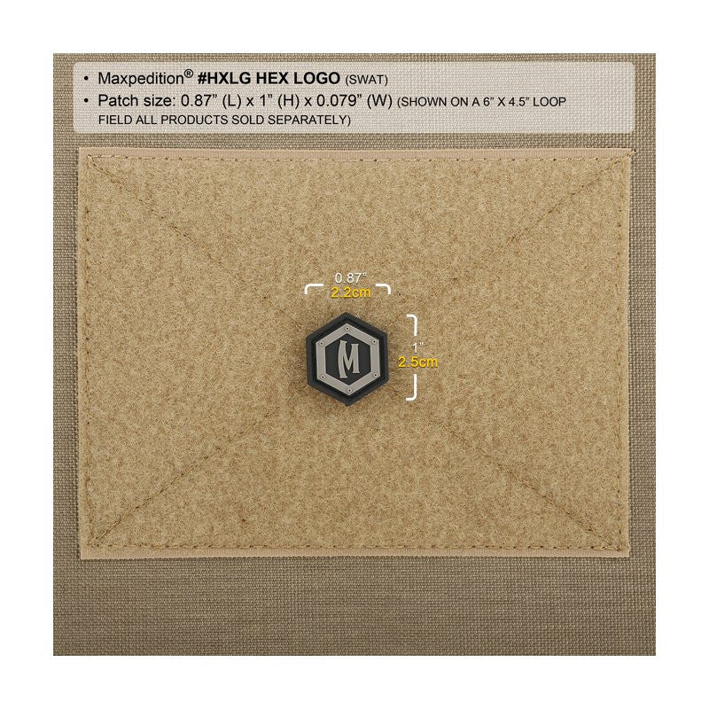 MAXPEDITION HEX LOGO PATCH - GLOW