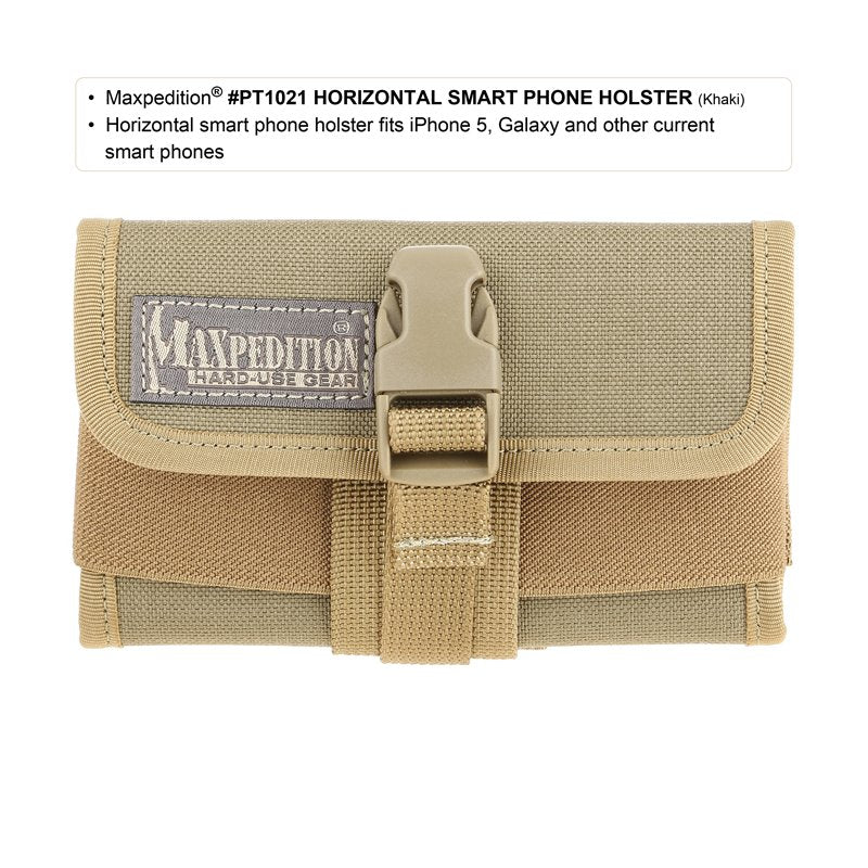 MAXPEDITION HORIZONTAL SMART PHONE HOLSTER - OD GREEN