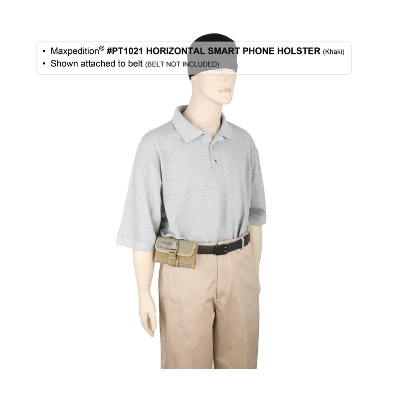 MAXPEDITION HORIZONTAL SMART PHONE HOLSTER - KHAKI