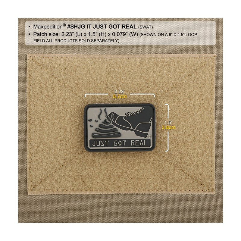 MAXPEDITION IT JUST GOT REAL PATCH - SWAT