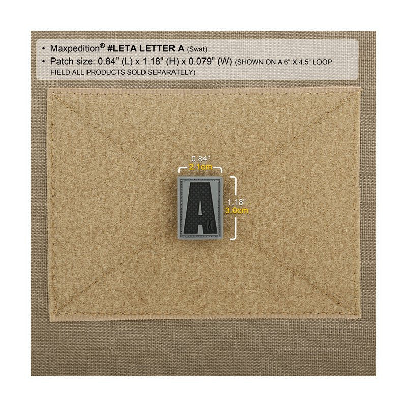 MAXPEDITION LETTER A PATCH - ARID - Hock Gift Shop | Army Online Store in Singapore