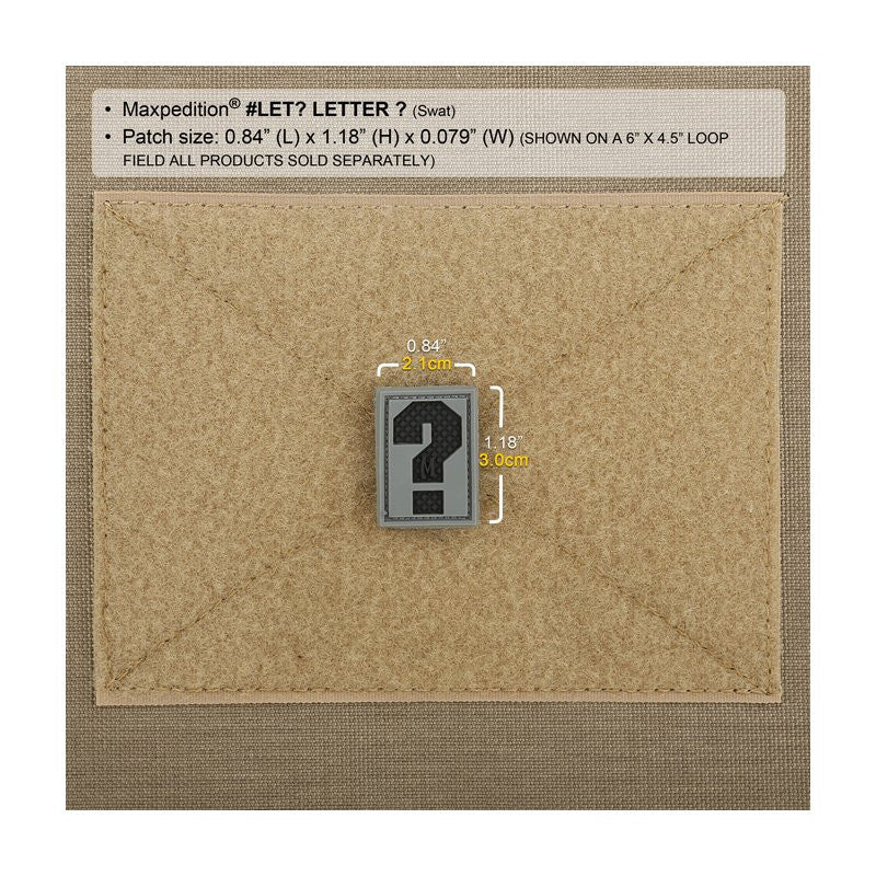 MAXPEDITION LETTER ? PATCH - ARID - Hock Gift Shop | Army Online Store in Singapore