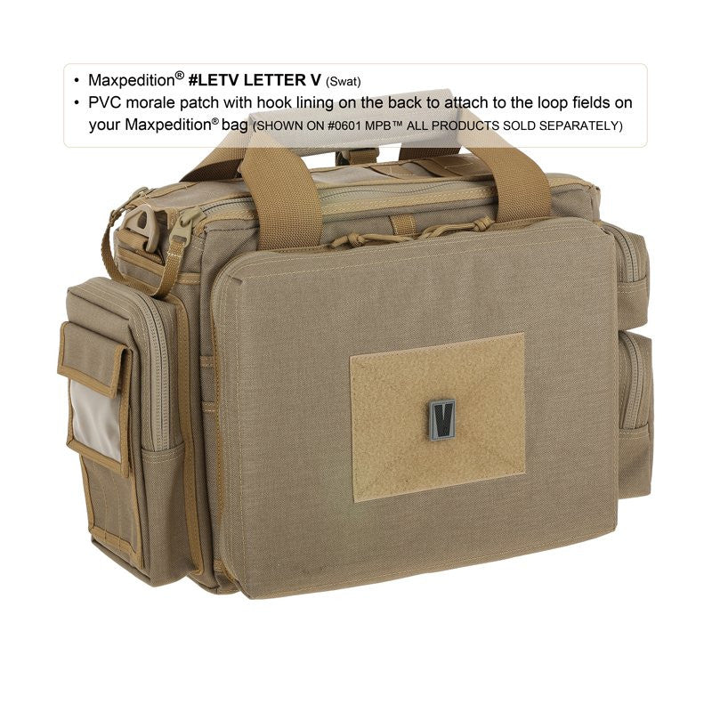 MAXPEDITION LETTER V PATCH - ARID - Hock Gift Shop | Army Online Store in Singapore