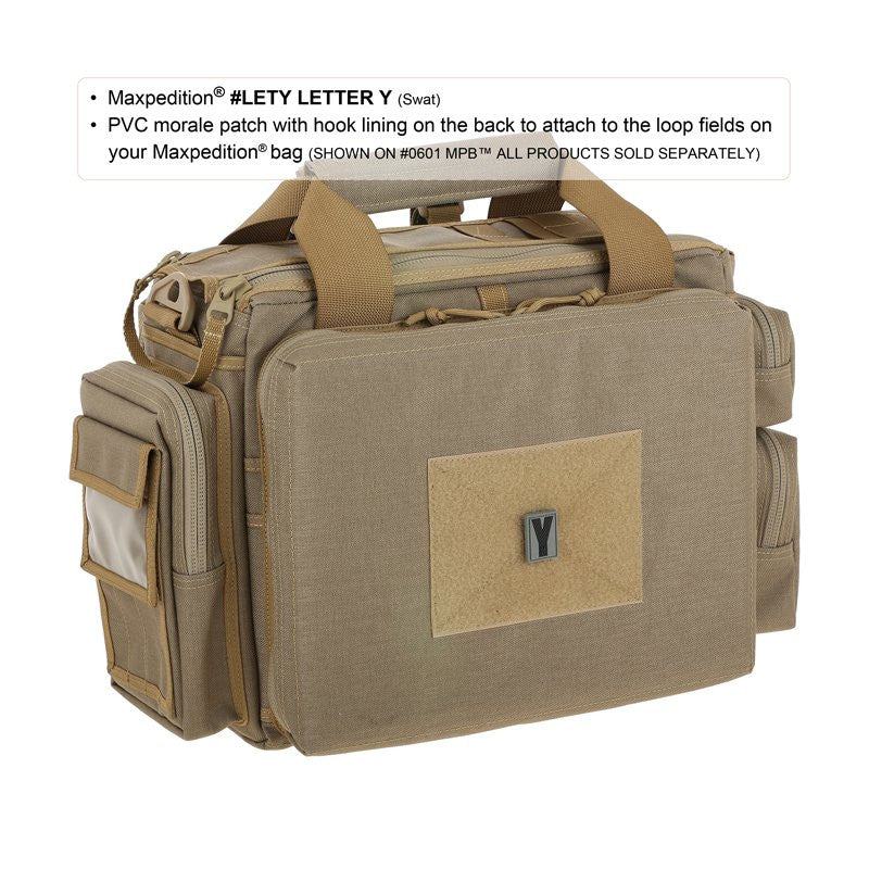 MAXPEDITION LETTER Y PATCH - SWAT - Hock Gift Shop | Army Online Store in Singapore