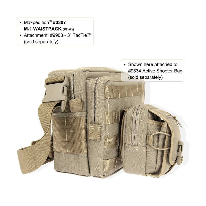 MAXPEDITION M-1 WAISTPACK - KHAKI - Hock Gift Shop | Army Online Store in Singapore