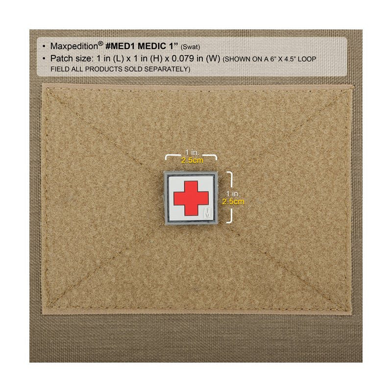MAXPEDITION MEDIC PATCH 1" X 1" - SWAT