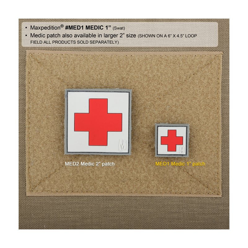 MAXPEDITION MEDIC PATCH 1" X 1" - SWAT