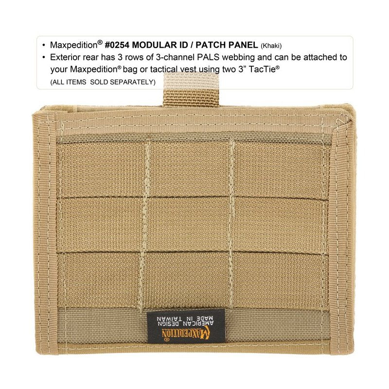 MAXPEDITION MODULAR ID/PATCH PANEL - FOLIAGE GREEN