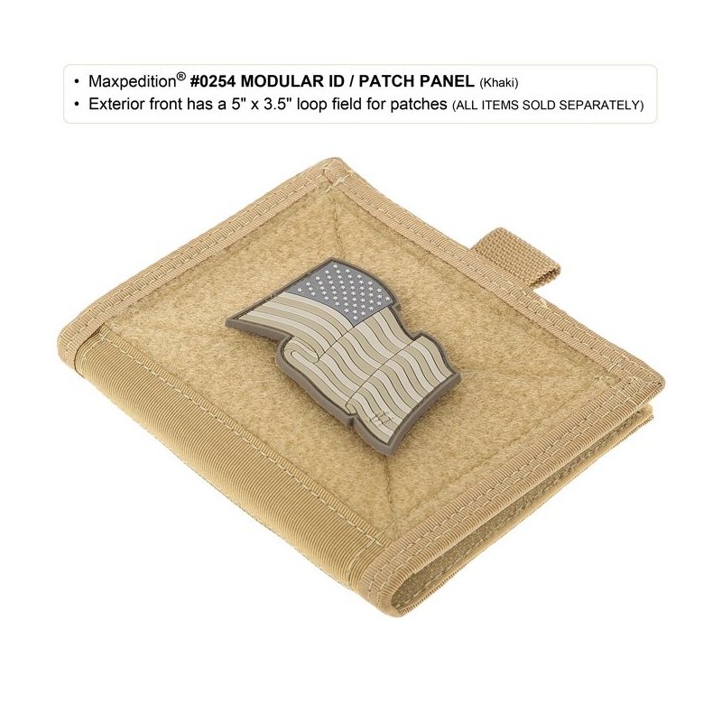MAXPEDITION MODULAR ID/PATCH PANEL - FOLIAGE GREEN