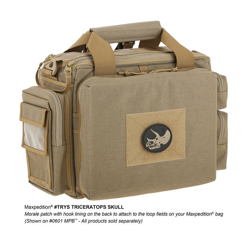 MAXPEDITION TRICERATOPS SKULL PATCH - SWAT