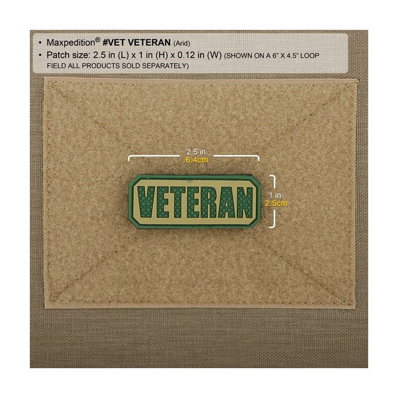 MAXPEDITION VETERAN PATCH - ARID