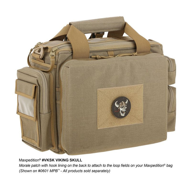 MAXPEDITION VIKING SKULL PATCH - ARID