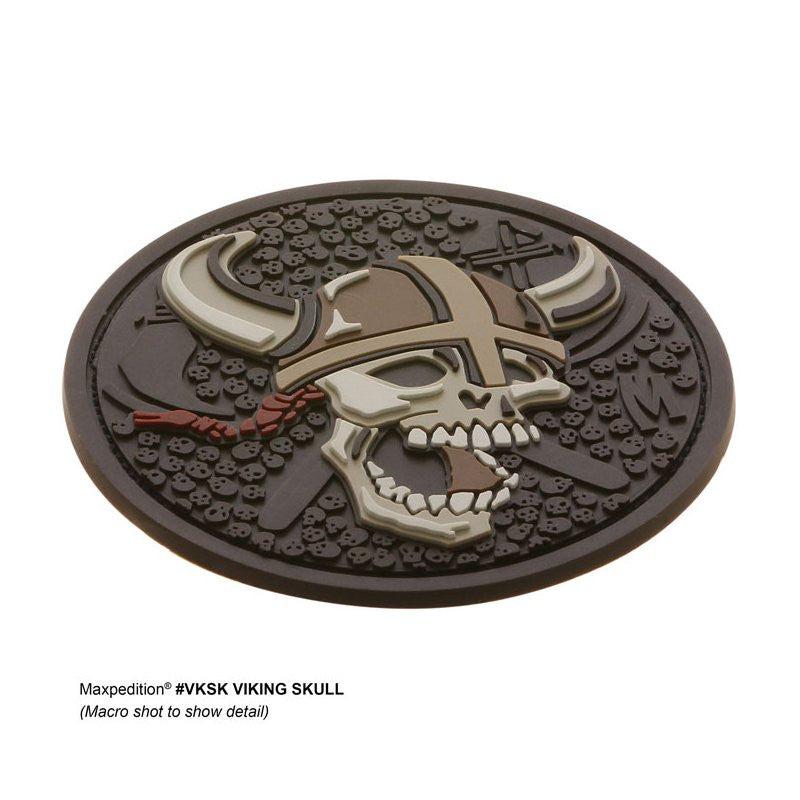 MAXPEDITION VIKING SKULL PATCH - ARID