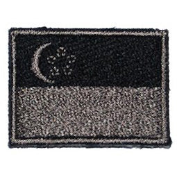 SINGAPORE FLAG - BLACK FOLIAGE (MINI) - Hock Gift Shop | Army Online Store in Singapore