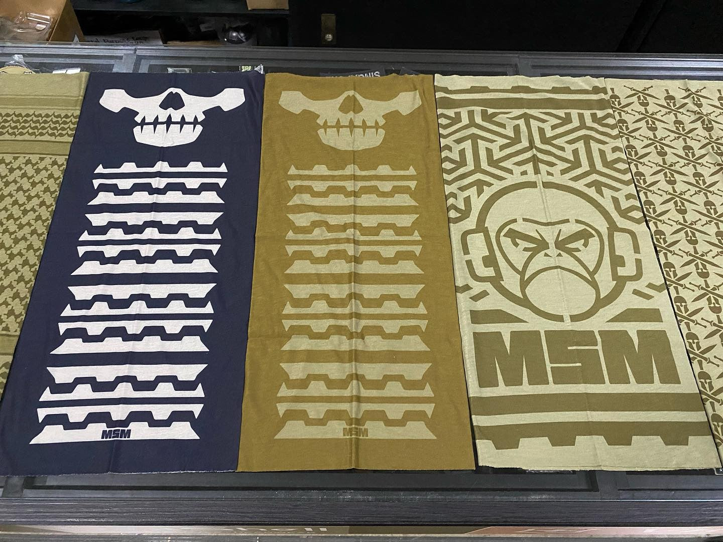 MSM SHEMAGH MULTI-WRAP - OD GREEN