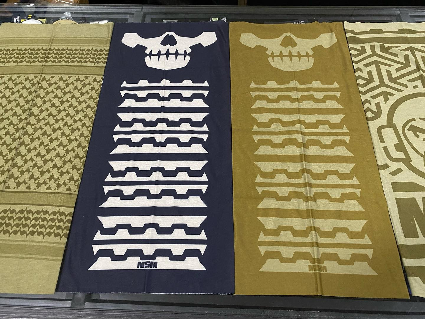 MSM SKULL MASK MULTI-WRAP - DUSTY BROWN