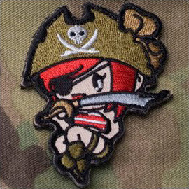 MSM PIRATE GIRL - HIGH CONTRAST - Hock Gift Shop | Army Online Store in Singapore