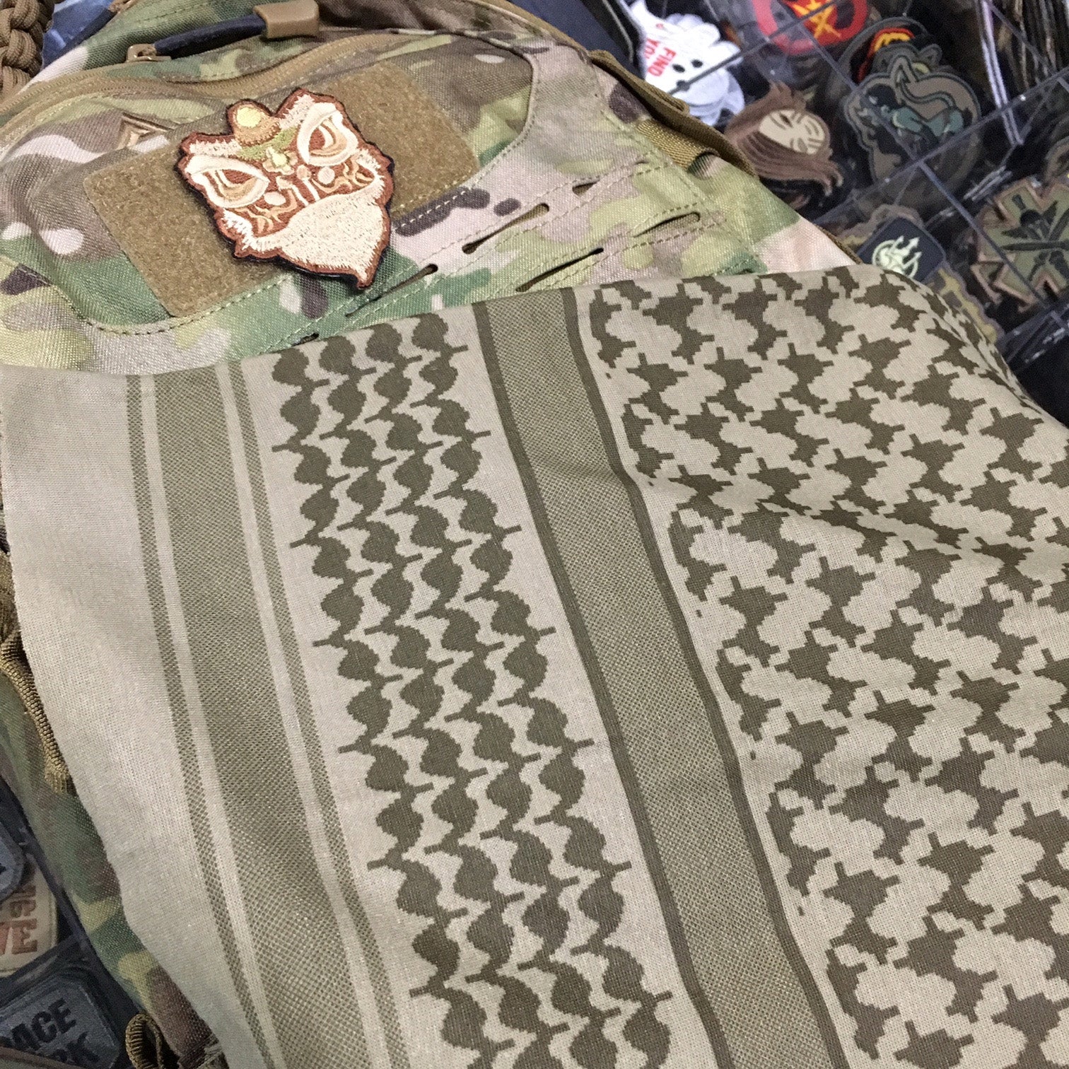 MSM SHEMAGH MULTI-WRAP - DUSTY BROWN - Hock Gift Shop | Army Online Store in Singapore