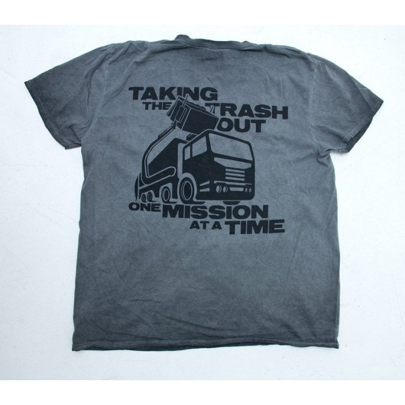 MSM WASTE MANAGEMENT T SHIRT - DISTRESSED GREY - Hock Gift Shop | Army Online Store in Singapore