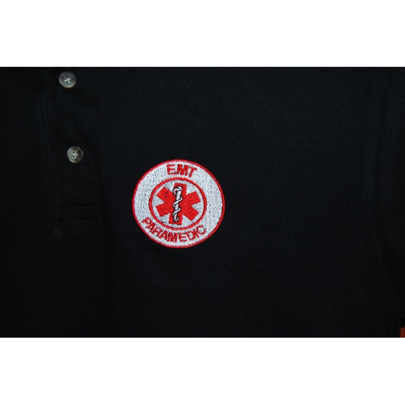 HGS POLO T-SHIRT - PARAMEDIC (RED LOGO) - Hock Gift Shop | Army Online Store in Singapore