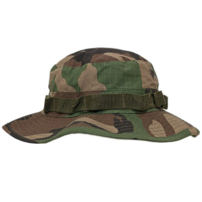 ROTHCO 100% COTTON RIP-STOP BOONIE HAT - WOODLAND CAMO - Hock Gift Shop | Army Online Store in Singapore