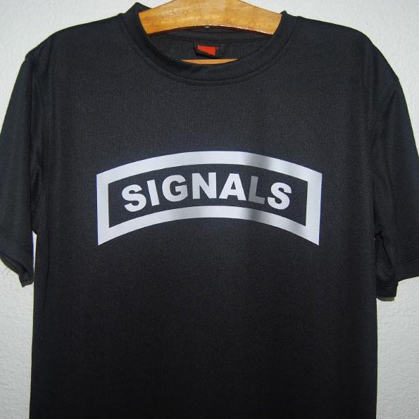 HGS T-SHIRT - SIGNALS TAB (SILVER) - Hock Gift Shop | Army Online Store in Singapore