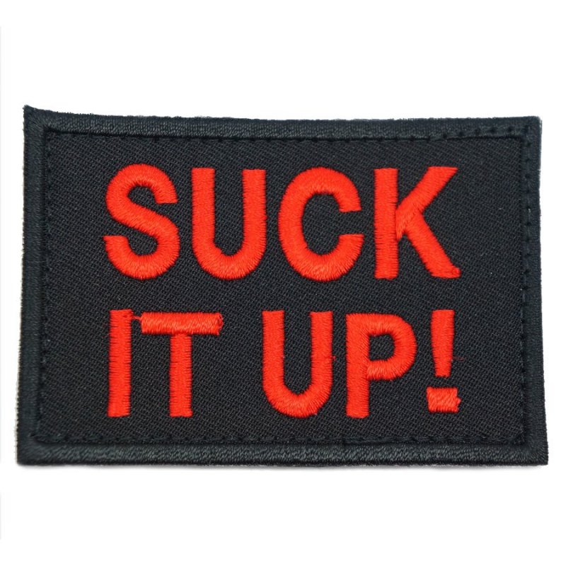 SUCK IT UP PATCH - BLACK