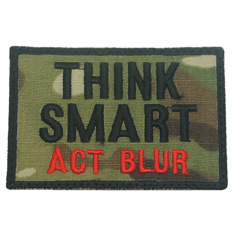 THINK SMART ACT BLUR PATCH - MULTICAM