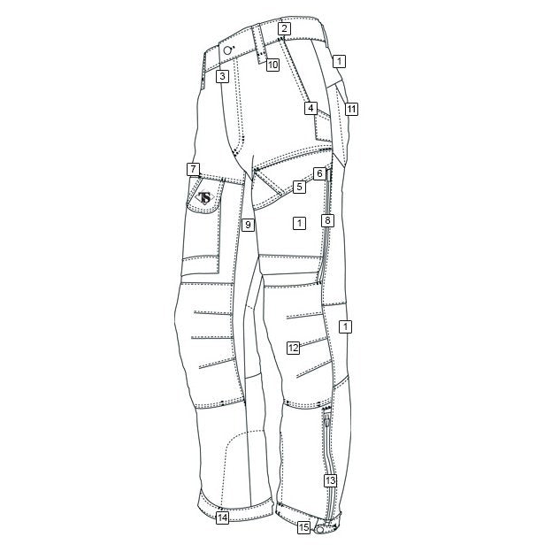 TRU-SPEC MEN’S 24-7 XPEDITION PANTS GLOBAL FIT INSEAM 30" - COYOTE