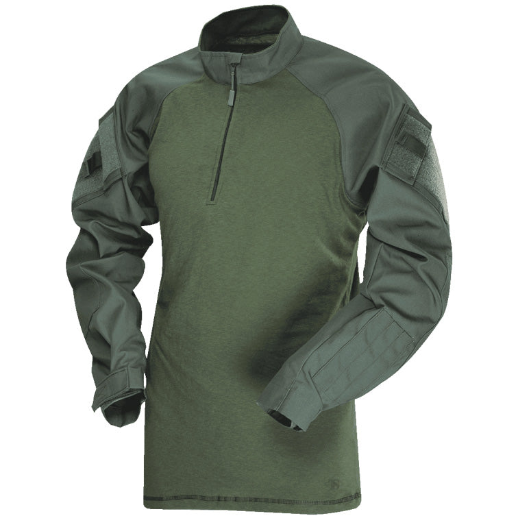 TRU-SPEC T.R.U. 1/4 ZIP COMBAT SHIRT - OD GREEN