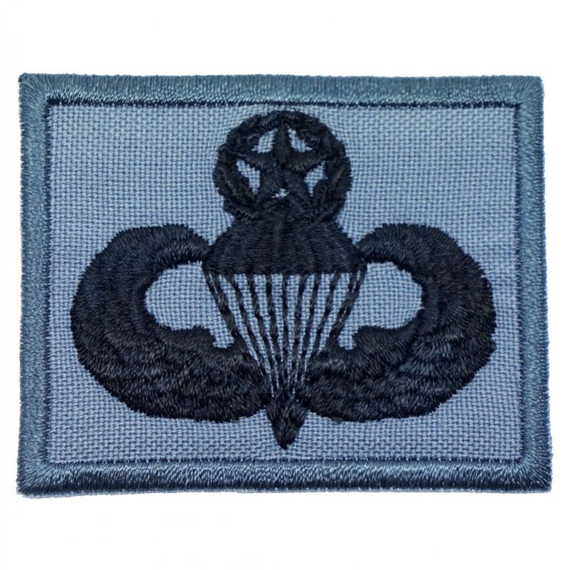 US MASTER PARACHUTIST BADGE - GREY