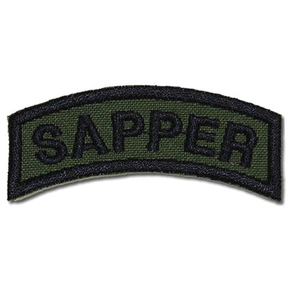 US SAPPER TAB - OD GREEN